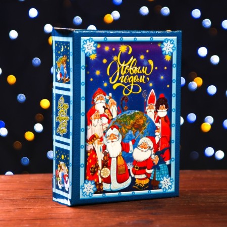 Gift box "Grandfather Frost World" 19 x 7 x 25 cm