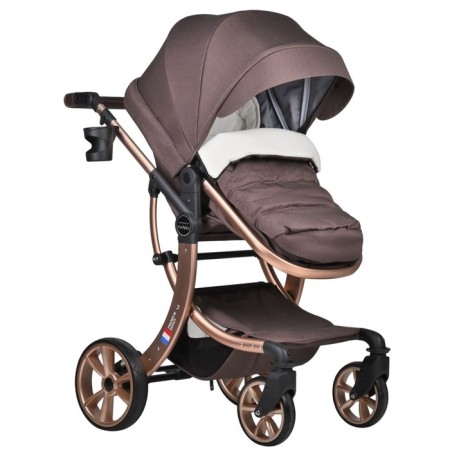 Stroller transformer Farfello Aimile Original, chocolate color-15