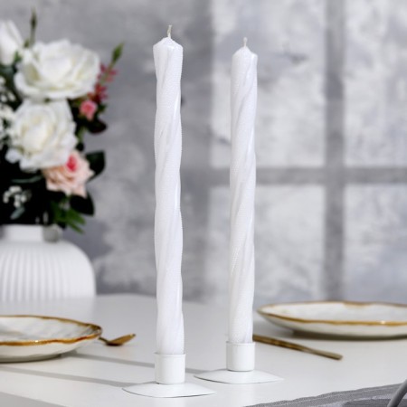 A set of wedding suppositories in the box "Fillation in roses", 27x2.2 cm, white, parental couple