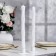 A set of wedding suppositories in the box "Fillation in roses", 27x2.2 cm, white, parental couple