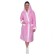 Women's bathrobe, size 44, white/pink, Makra