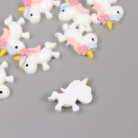 Decor for creativity plastic "Unicorn" set of 8 pcs 2.5x2x0.8 cm-1