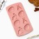 Silicone form for baking "Bunny", 10.6 x 20.7 cm.