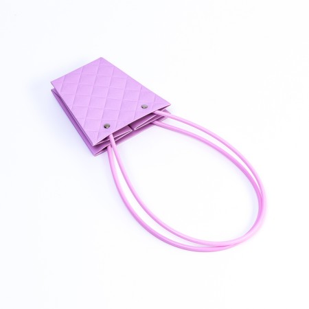 Bag for flowers embossing moisture-resistant, 12x12-8x8-12.5 cm-2