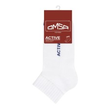 Male shortened Omsa Active, size 42-44, Bianco color
