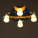 Chandelier 670608/4 E27 40W yellow-blue 50x40x26 cm Bayerlux
