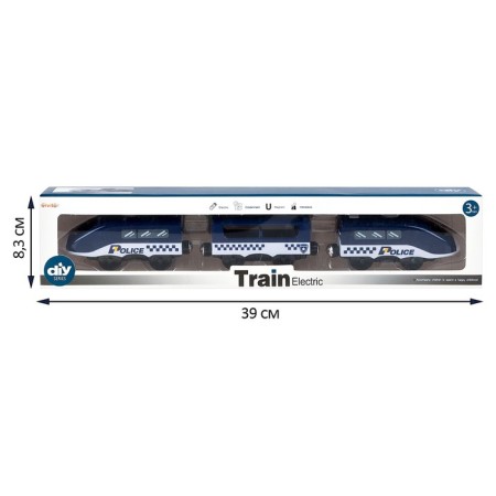 Toy train "Police", 3 items, on batteries-8