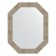 Mirror in the baguette frame, honeycomb titanium 70 mm, 57x72 cm