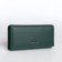 Women's wallet on magnet, green color