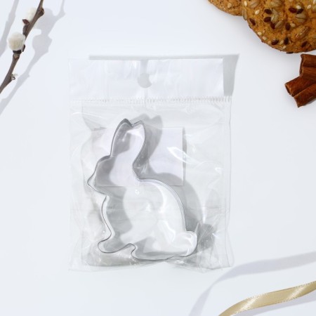 The form for cutting the cookie "Rabbit" on Easter, 5.8 x 7 x 1.3 cm.-3