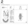 Sconces st. SL1628.301.02. TERAMO. 2x40 watts, E14, 20x43 cm, brass color