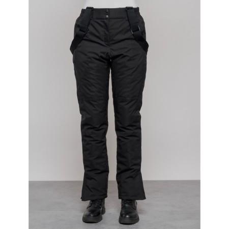 Semi -combinezone ski insulated female winter, size 44, black color-4