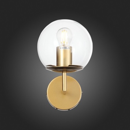 Wall lamp ST LUCE. SL1150.201.01. Liora. 1x40 watts, E27, 15x20 cm, matte gold color-7