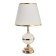 Elizabeth table lamp E27 40W white-gold 25x25x37 cm Risalux