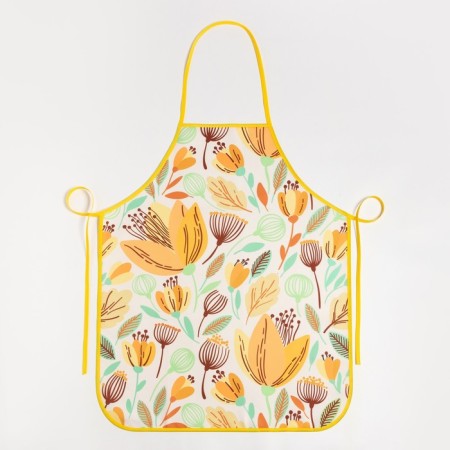 Kitchen set of the shade "Tulips" Take 17x17 cm, mittens 25x16 cm, apron 60x80 cm, 100% p/e-1