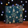 New Year. Box for 9 sweets "Festive magic", 13.7 x 13.7 x 3.5 cm, confectionery packaging