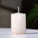 Candle - Aromatic "spicy apple" cylinder, 4x6 cm