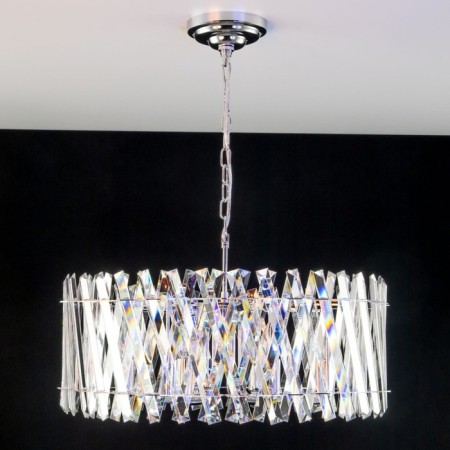 Suspendor Lamp Citilux "Ingvar" CL334281, 60x60x45 cm, 8x60W, E14, Gray Color-15