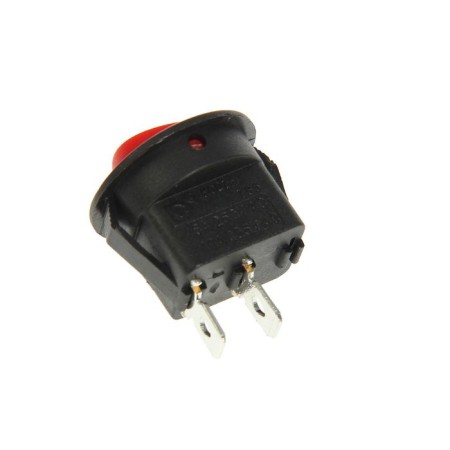 Klavic Klavih switch Rexant RWB-213, 6A (2C), 250 V, On-OFF, Round, Red-1