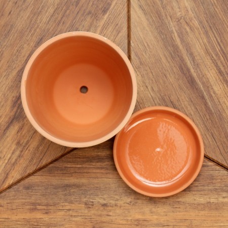 Flower pot 1l yellow-3