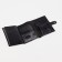 Male purse on the button for auto documents and passports, black color