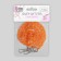 A chain for a bag, plastic, with carbines, 23 × 17 mm, 68 cm, orange/silver color