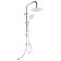 Soul system Zein Z4312, tropic and hand watering can 3 modes, hoses, stand, soap dish, chromium