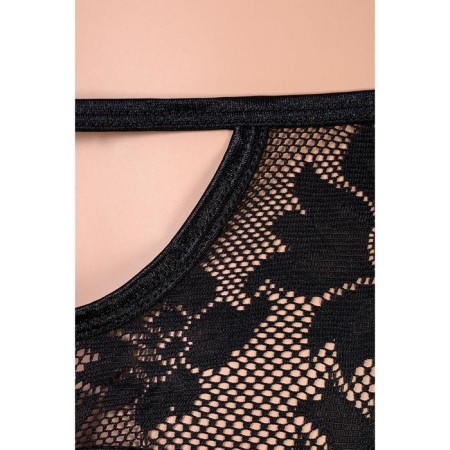 Bracial and panties with access Candy Girl, black, size OS-7