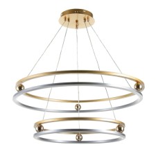 Светильник "Сферра" LED 272Вт 3000-6000К серо-золотой 64х65х7см BayerLux