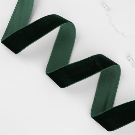 Velvet tape, 25 mm, 18 ± 1 m, green color No. 165-1