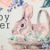 Napkin on the table of the "Easter" (bunny in a basket) PVC 40x29 cm