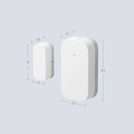 Датчик открытия дверей и окон Яндекс YNDX-00520, Zigbee, CR1632, геркон, до 22 мм, белый-9