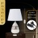 E14 40W white 20x20x31.5 cm desktop lamp "Ando"