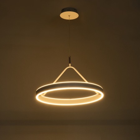 Salerno lamp "LED 60W 3000-6000K with a white-gold 50x50x100 cm-2