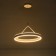 Salerno lamp "LED 60W 3000-6000K with a white-gold 50x50x100 cm
