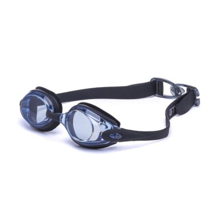 ATEMI M507 swimming glasses, silicone, black/blue
