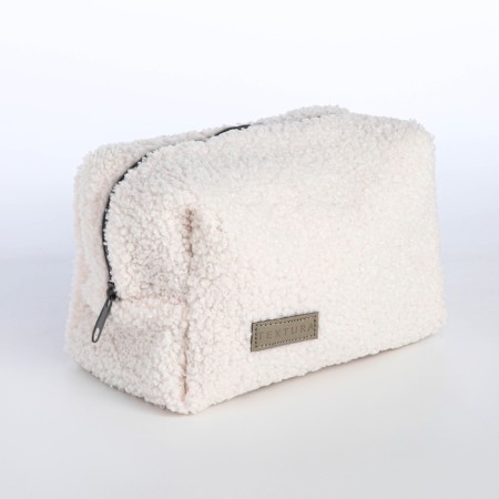 Lightning cosmetic bag, Textura, white color-1