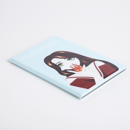 Cover for passport, blue color-3