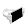 Luazon phone stand, in the form of hands, adjustable width, white