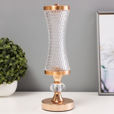 Table lamp touch Buildi LED 3W 3000-6000K USB AKB Dimmer gold 9.5x9.5x29.5 cm 102220