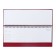 Planing is a low -off 100 x 300 mm, 56 sheets, on the crest, an artificial leather cover, burgundy