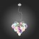 Suspension lamp ST LUCE. SL432.153.05. Sospiro. 5x60 watts, E27, 50x50 cm, chromium color