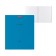 A notebook of 96 sheets in the Erichkraus Neon Classic Cage, cover Cover Cardboard, Offset block, 100%whiteness, Blue