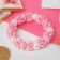 Children's Bracelet "Choszhulka" yula, pink color
