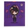 Notebook of 48 sheets in the cage "Girls Gotha", cover coated cardboard, glitter, mix