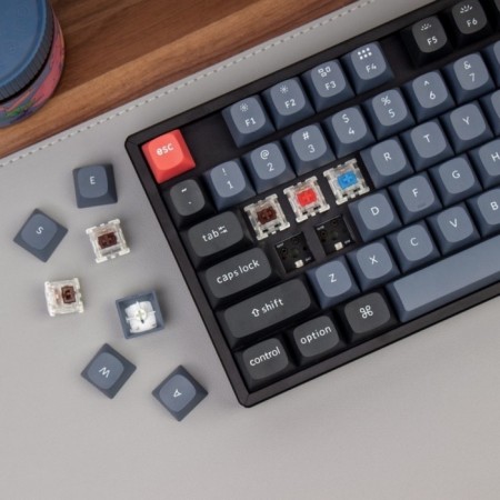 QMK KEYCHRON K8 Pro, 87 keys, Hot-Swap, Gateron G PR 108244-3