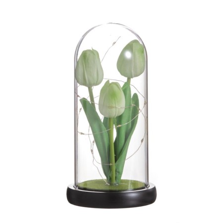 Spinker "Tulips" LED 3HAAA green 10.5x10.5x22cm-6