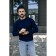 Jumper male ise, size 56, dark blue color