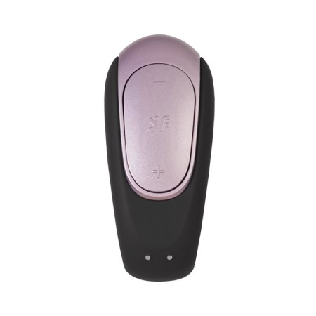 A multifunctional stimulator for steam Satiffyer Partner Double Fun, 9 cm, silicone, black color-12