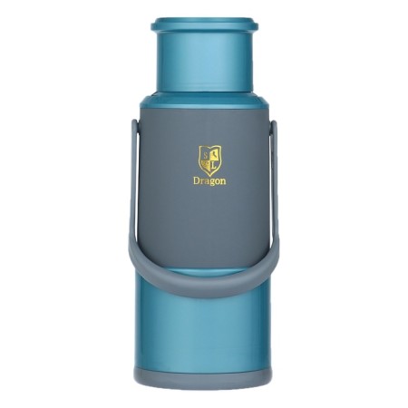 Thermos 1.2 l, with a glass flask, retains heat 24 hours, turquoise